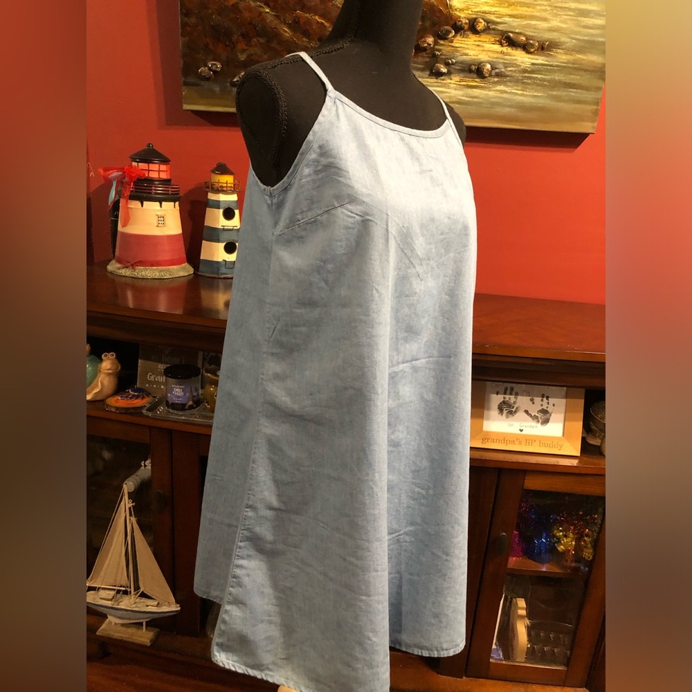 Wallflower Light denim Blue Sleeveless Slip Dress